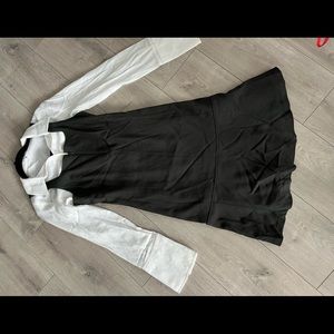 NWT Club Monaco fit and flare dress with blouse!